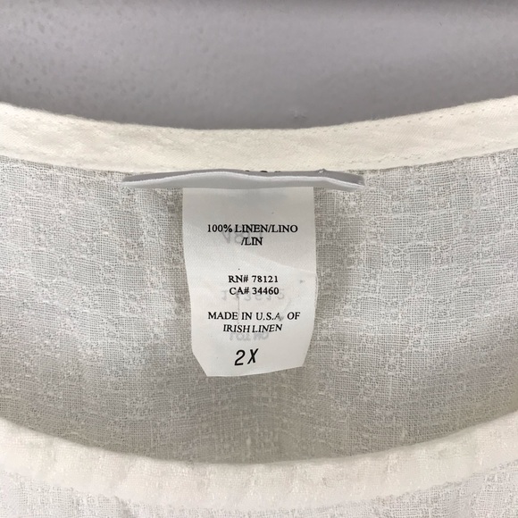 Eileen Fisher 100% Linen Sleeveless Maxi Dress 2X - Picture 4 of 13